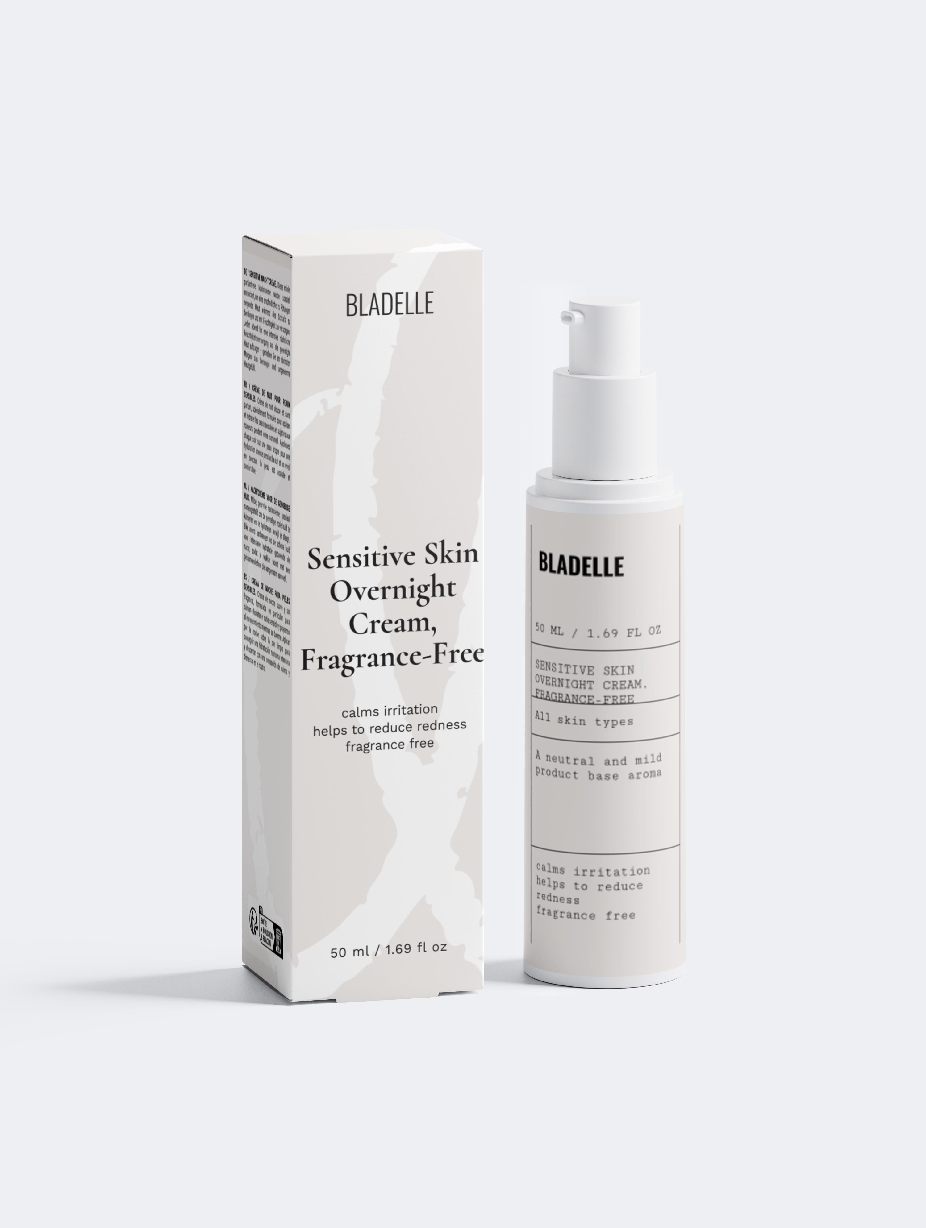 Sensitive Skin Overnight Cream, Fragrance-Free